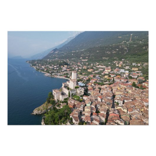 Poster Malcesine Lac de Garde Italie (Devant)