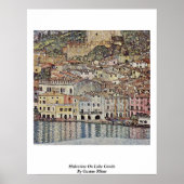 Poster Malcesine Sur Le Lac De Garde Par Gustav Klimt (Devant)