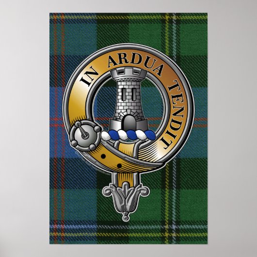 Poster Malcolm Tartan & Badge (Devant)