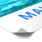 Poster Maldives Asie du Sud Imprimer (Coin)