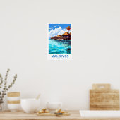 Poster Maldives Asie du Sud Imprimer (Cuisine)