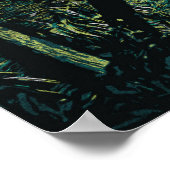 Poster mâle de gorille des plaines occidentales dans la j (Coin)