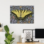 Poster Male Eastern Tiger Swallowtail Butterfly (Thuiskantoor)