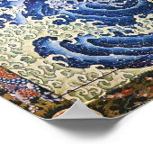 Poster Male Wave, Hokusai (Coin)