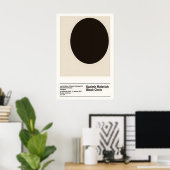 Poster Malevich Black Circle Art Print Suprematism (Bureau à domicile)