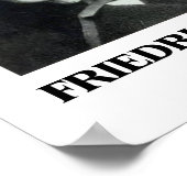 Poster Malheur Conditions favorables croissance Nietzsche (Coin)