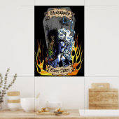Poster Malheureux Jamais Après - Lady Death Mort Mal Erni (Cuisine)
