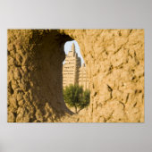 Poster Mali, Djenne. Grande Mosquée 2 (Devant)