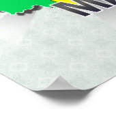 Poster Mali Flag Map 2.0 (Coin)