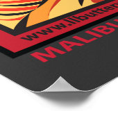 POSTER MALIBU CALIFORNIA SURFBREAK SURF (Coin)