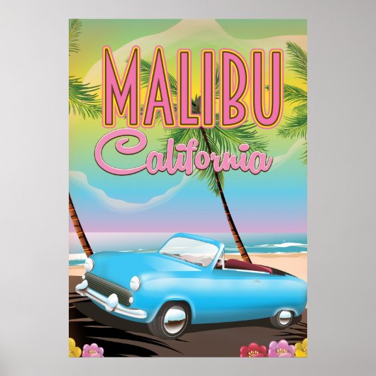 Poster Malibu Californie (Devant)