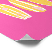 Poster Malibu, Plage de Malibu, Art du voyage, Preppy, Ro (Coin)