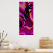 Poster Malibu Salamander Imprimer (violet/magenta) (Cuisine)