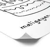 Poster Maligayang Kaarawan Philippines Cadeau Anniversair (Coin)