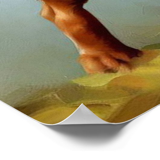 Poster Malinois Shepherd Dog (Coin)