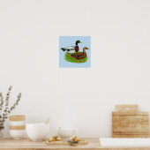 Poster Mallard Drake et Duck (Cuisine)