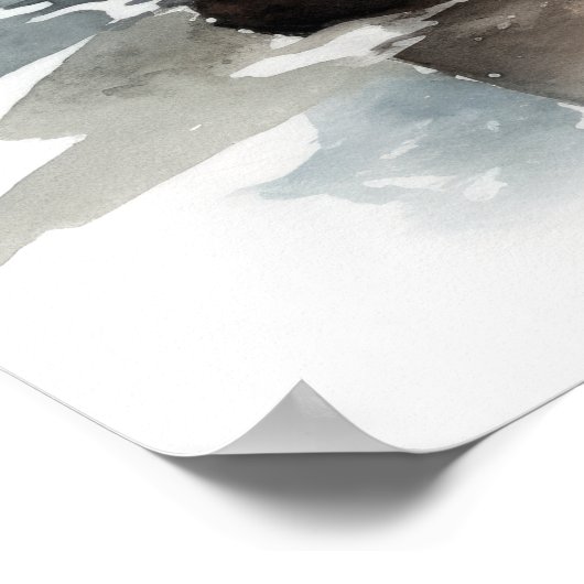 Poster Mallard Duck Bird Art Imprimer l'affiche (Coin)