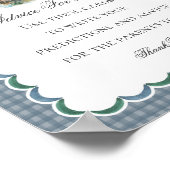 Poster Mallard Duck Hunting Gingham Boy Advice for Baby (Coin)