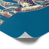 Poster Mallard Duck Hunting Mama Retro Camouflage Daddy M (Coin)