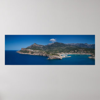 Poster Mallorca - Panorama de Port de Soller