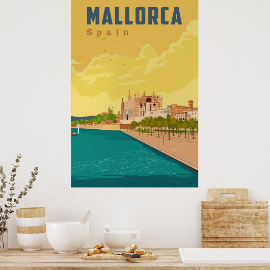 Poster Mallorca, Spain (Cuisine)