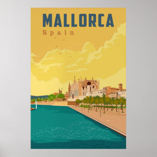 Poster Mallorca, Spain
