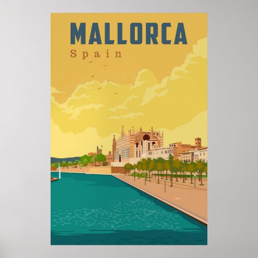 Poster Mallorca, Spain (Devant)