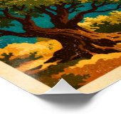 Poster Mallorca, Spain, in a classic retro  (Coin)