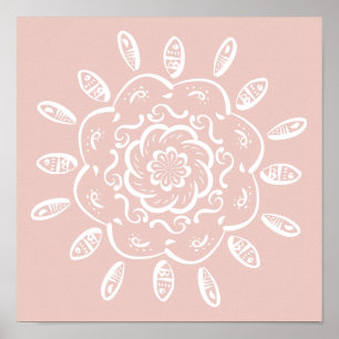 Poster Mallow Mandala