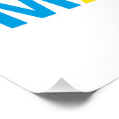 Poster MALMO Swedish Flag (Coin)