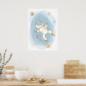 Poster Malo flottant dans l'espace (Cuisine)