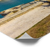 Poster Malta Saluting Battery Cannons Grand Harbour (Coin)