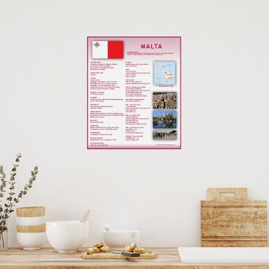 Poster Malte (Cuisine)