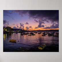 Malte Baie de Saint-Paul Photographie de nuit