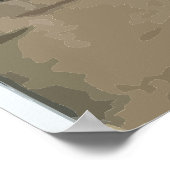 Poster Malte - Bibliothèque, Vintage (Coin)