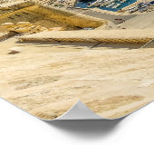 Poster Malte Birgu Front de mer Fort St. Angelo Vittorios (Coin)