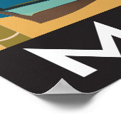 Poster Malte style de voyage vintage méditerranéen (Coin)