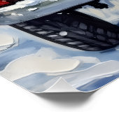 Poster Maltese Christmas Red Truck Holiday (Coin)