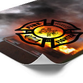 Poster Maltese, combattant des incendies (Coin)