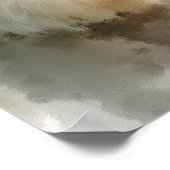 Poster Maltese dog watercolor portrait (Coin)