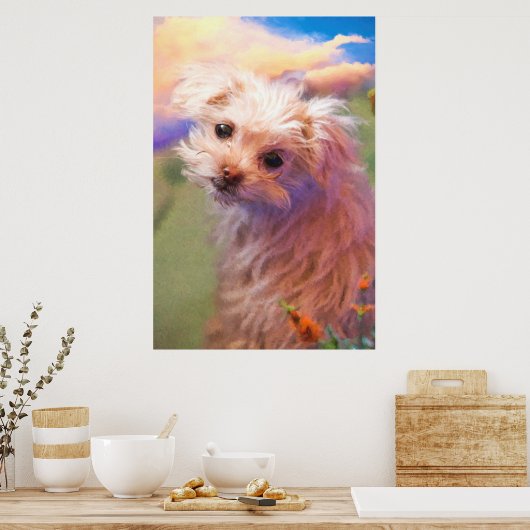 Poster Maltese Rescue Puppy Day 1 “THE WEE ONE” (Cuisine)