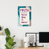 Poster Maltraitance mentale envers les humains (Bureau à domicile)