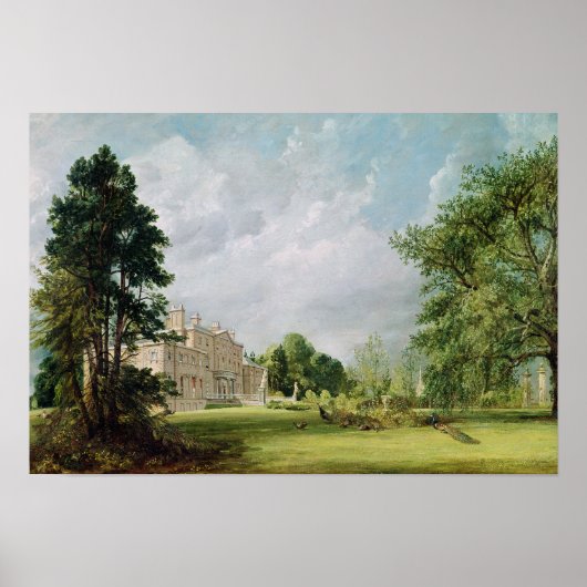 Poster Malvern Hall, Warwickshire, 1821 (Devant)