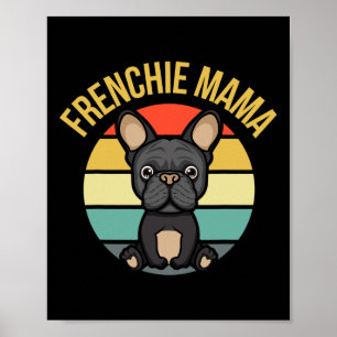 Poster Mama Chien Maman Cadeaux Pour Les Femmes Fun Graph