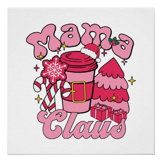 Poster "Mama Club | Design de typographie élégant pour le (Devant)