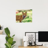 Poster Mama Fox dans la vallée de l'Hudson (Bureau à domicile)