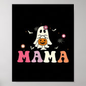 Poster Mama Ghost Boo One Soky Mama First Halloween Birth (Devant)