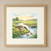 Poster Mama Goose et Goslings Nursery