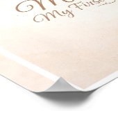 Poster Mama — Mon Premier Chez Moi | Fleurs de mère et fi (Coin)