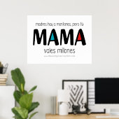 Poster Mama vales millones (Bureau à domicile)